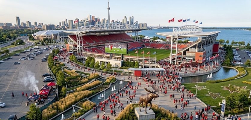 BMO Field Stadium with car rental