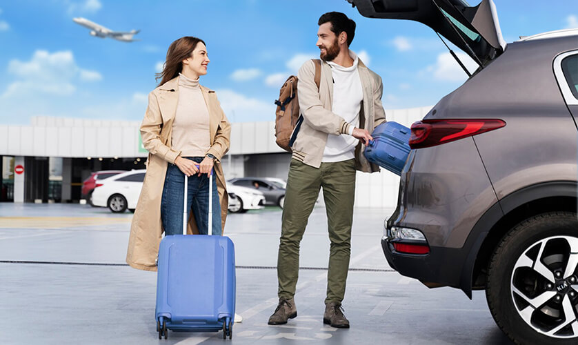 Car rentals at airport