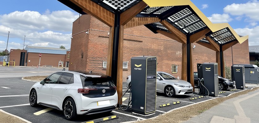 Charging Electric Hire Car in London