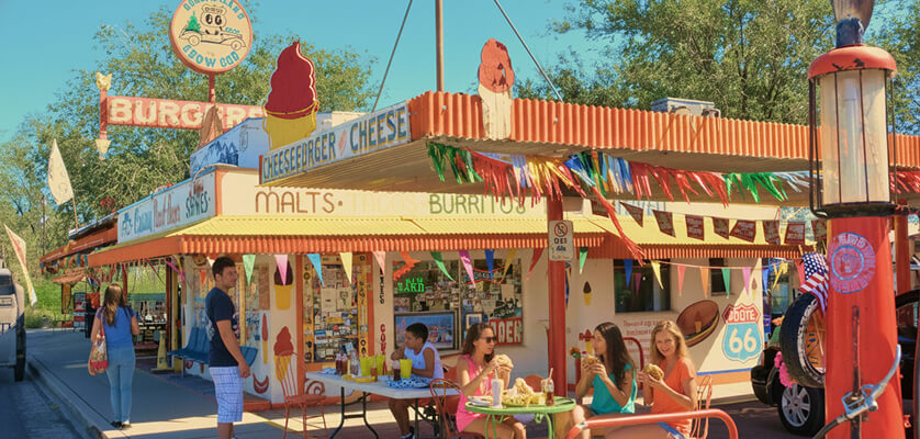 Eating under budget on Route 66