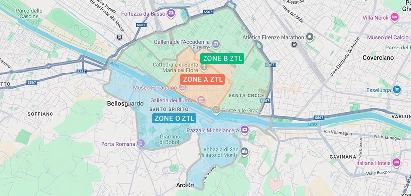 ZTL Zones Florence