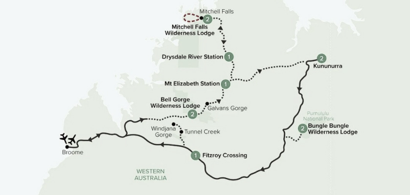 Gibb River Road Map
