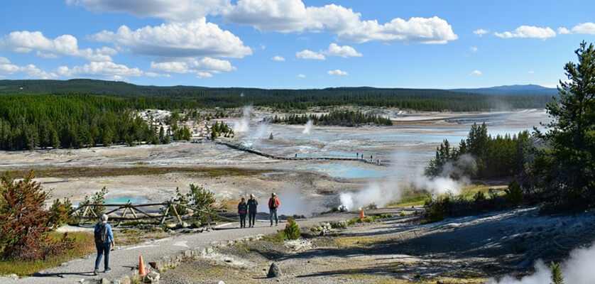 Hot springs and geysers