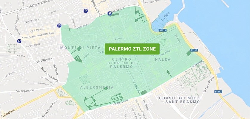 ZTL Zones Palermo