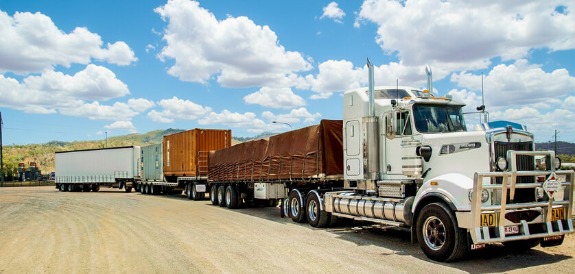 Road Train in Australia