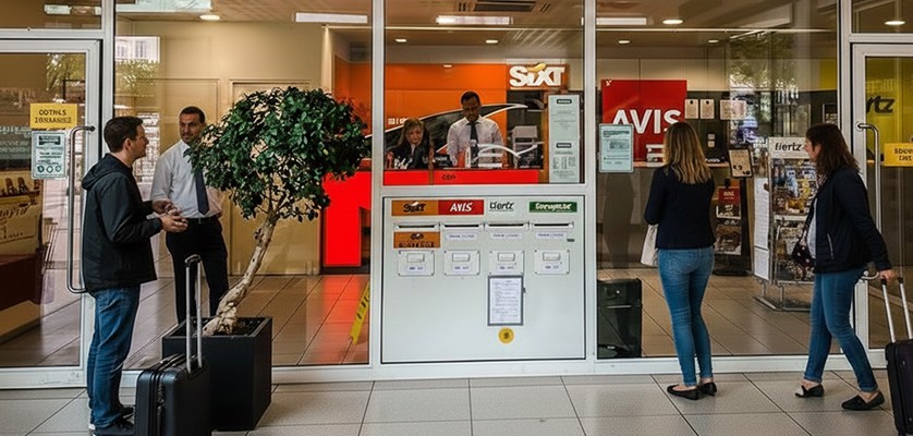 Train Station Car Rental Offices