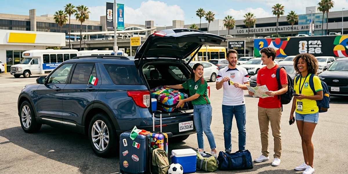 How to book a cheap car rental in USA, Canada for FIFA World Cup 2026