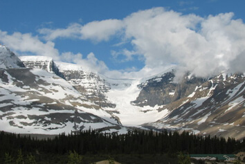 Le glacier d’Athabasca