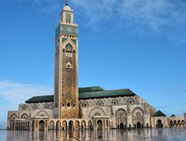 La mosquée d'Hassan II